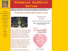 Tablet Screenshot of bohemianbuddhistreview.com